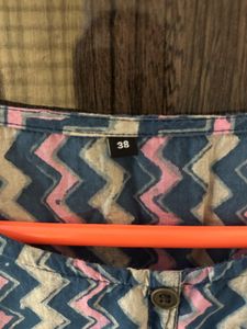 Patterned Cotton Kurti