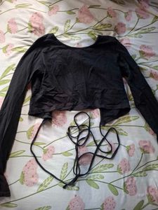 Black Long Sleeve Top