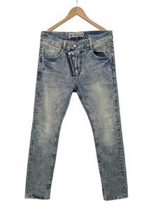 Blue Starnik Unique Zipper Korean Jeans
