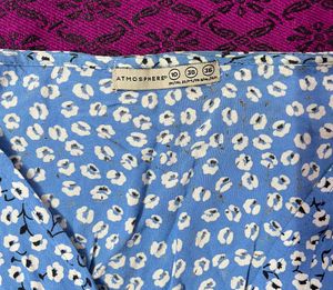 crop top elastic waist small