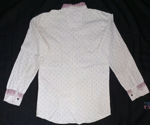 White Pure Cotton Full Hands Shirt Fully Stitched 🤩