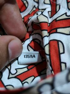 BURBERRY Boys Desmond Monogram Print Shirt Size 8y