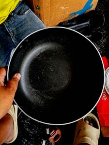 Good Depth Kadhai Unused Without Handle Butterfly