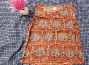 Boho Print Sleeveless Top