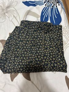 Black Printed Suit