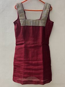 Maroon Suit Set