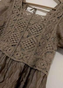 Crochet Top Dress