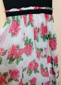 Floral Print ankle length Maxi Dress