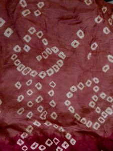 Silk Bandhani Fabric