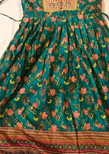 Green Long Frock