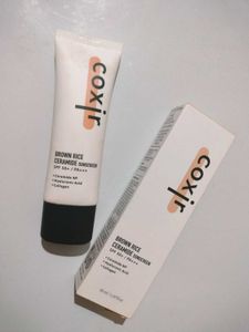 Coxir Brown Rice Ceramide Sunscreen For Dry Skin