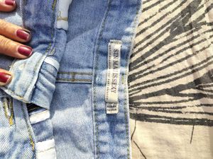 Denim Cut-Off Shorts