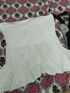 Graphic Print White Tee