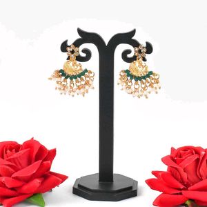 Beautiful Peacock Design American Diamond Earings