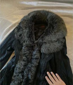 Trendy Leather Jacket With Fur