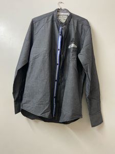 Grey denim shirt