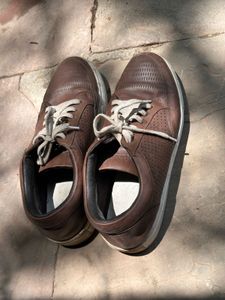 Brown Leather Casual Shoes