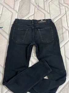 Black faded Denim Jeans