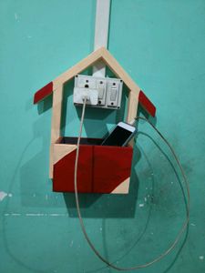 Wooden House Wall Decor