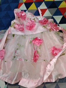 Pink Floral Dress