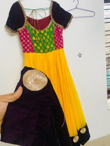 Colorful Anarkali Dress