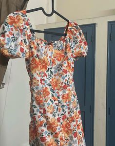 Floral Print Midi Dress
