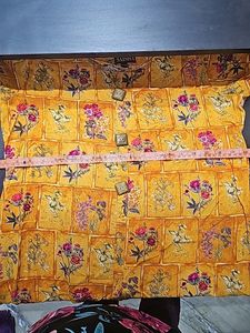 Yellow Floral Print Kurta