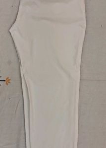 Formal Pure White Trousers