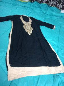 🆕 Black Attractive Kurti XXL Size