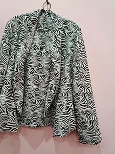 Trendy Black and White Jacket