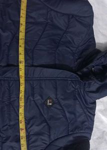 Stylish Blue New Hooded Jacket