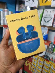 Realme Buds T100 Bluetooth 5.0 IPx4 Water 💦 Proof