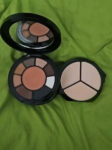 Eyeshadows, Foundation, Lipstick