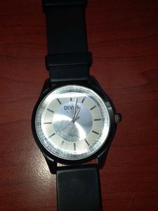 Sleek Black Wristwatch