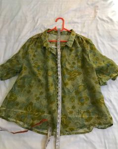 Floral Button-Down Top