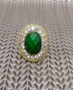Green Stone Ring