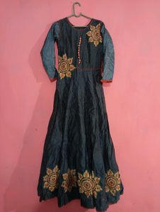 Floral Embroidered Kurta with dupatta