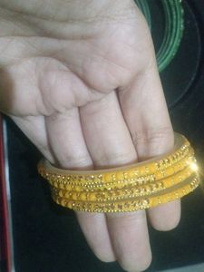 Yellow Green Bangles