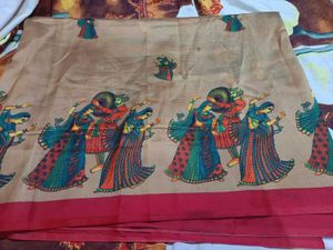 combo 2. bollywood printed Warli Art Saree