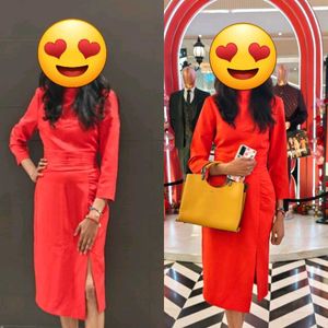 ZARA RED BODYCON DRESS