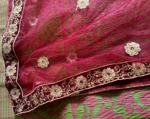 Bridal lehenga fish cut