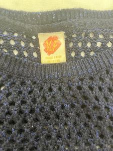 Y&amp;F Fitted Fish Net Top
