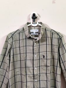 us polo premium mens checked shirt