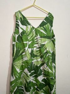 Tropical Print Midi Sundress