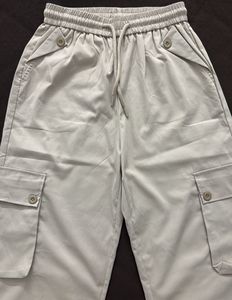 New Unused Beige Cargo Pants
