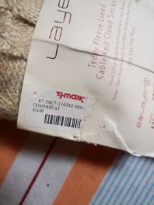 Cozy Cable Knit Socks New 10/10