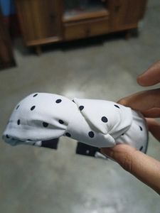 headband polka dots