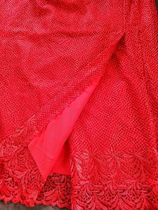 Red Lace Skirt