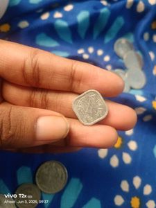 Rare 1966 One Paisa  Silver Coin