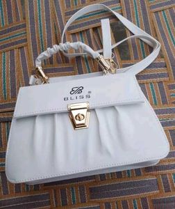 Bliss White Handbag